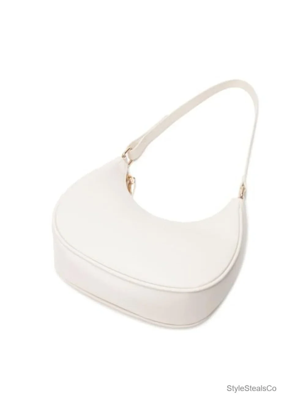 PU Leather Hobo Shoulder Bag Mini Clutch Purse with Zipper